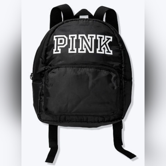 Victoria's Secret PINK Rip Stop Mini Backpack New 10"H - Picture 4 of 6